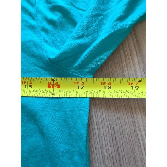 J.Crew Factory Womens Turquoise Turtleneck Long Sleeve Top Size L NWT - Picture 7 of 7